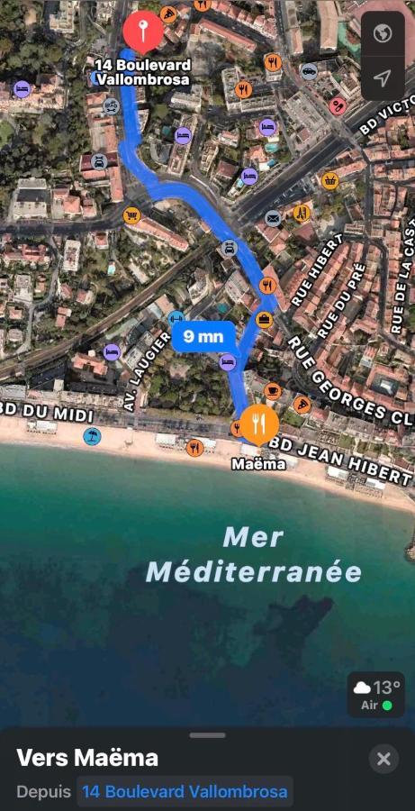 Apartamento Luxurious In 450m From Sea With Terrace And Air Conditioning And Private Parking *